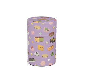 Tea Canister Purple Wagashi