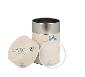 Tea Canister White Bird - 0