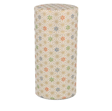 Tea Canister Asanoha White