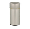 Tea Canister Matte Silver L-1