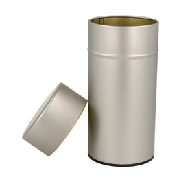 Tea Canister Matte Silver L - 0
