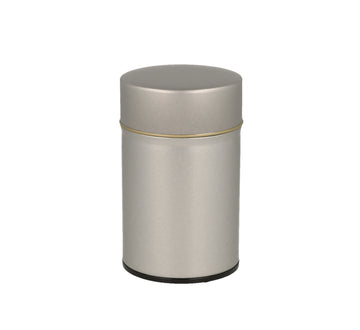 Tea Canister Matte Silver M