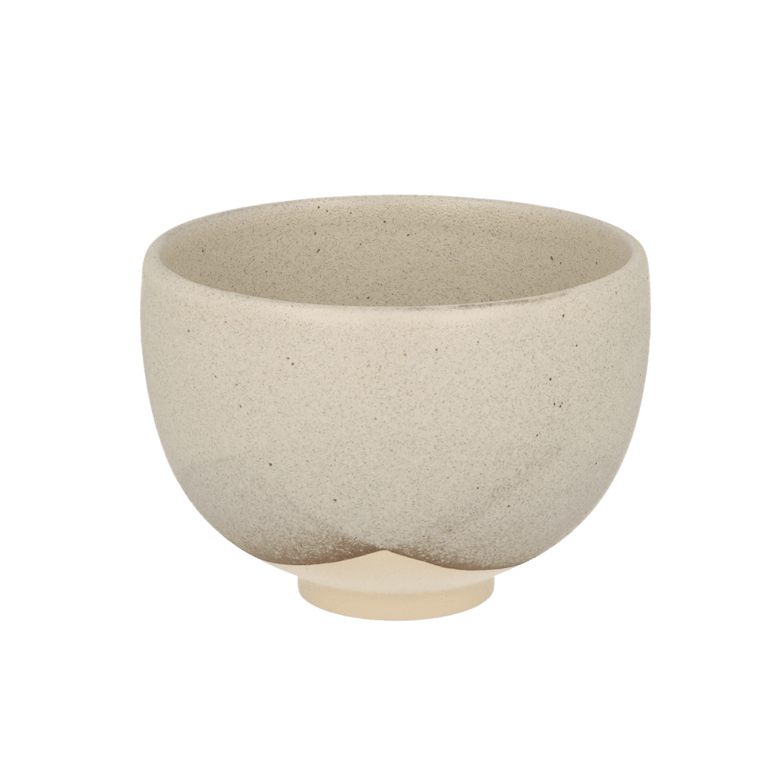 Chawan Matcha Bowl Brown White