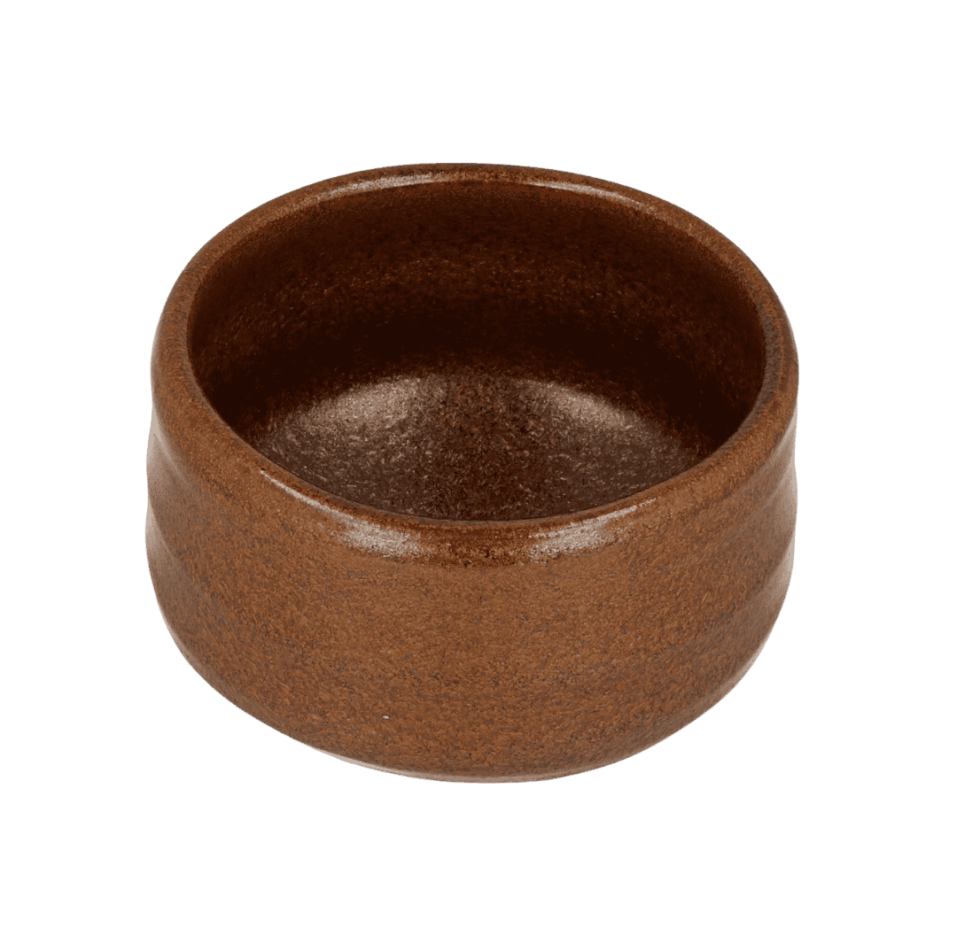 Chawan Matcha Bowl Red Brown