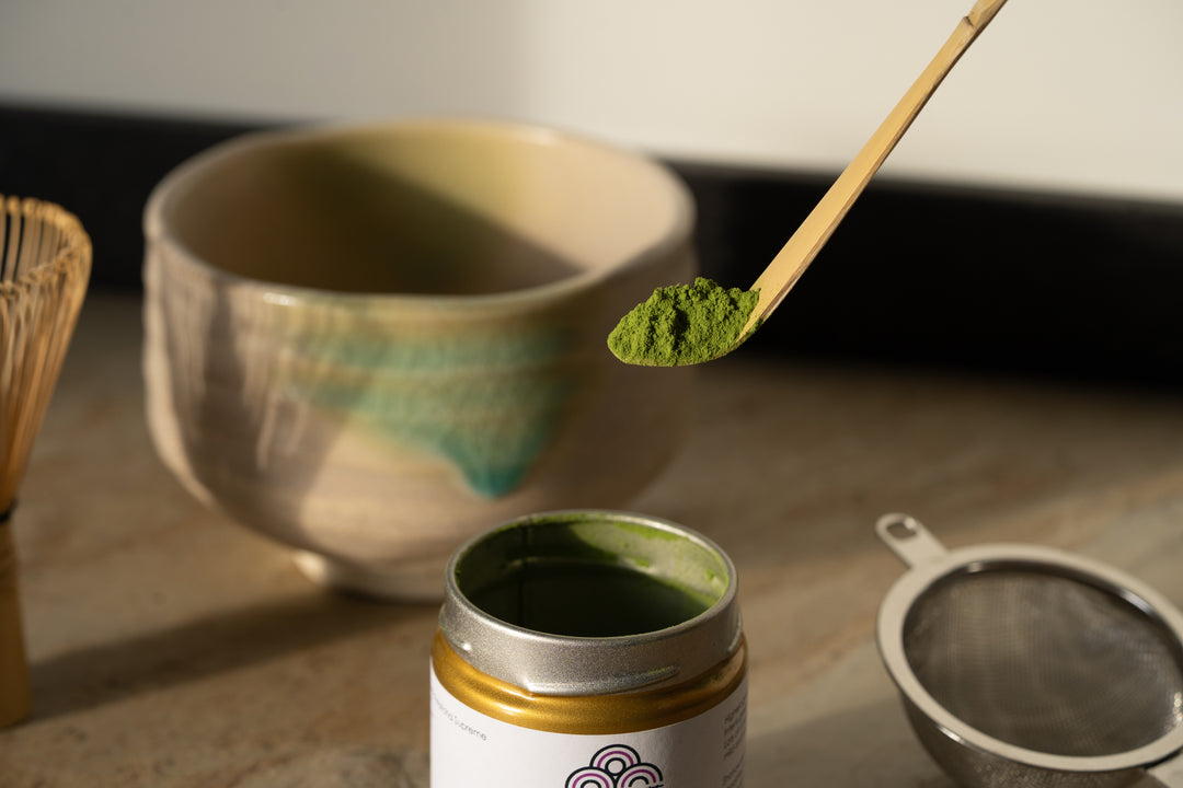 Chawan Matcha Bowl, Iga White Green - ZERO JAPAN
