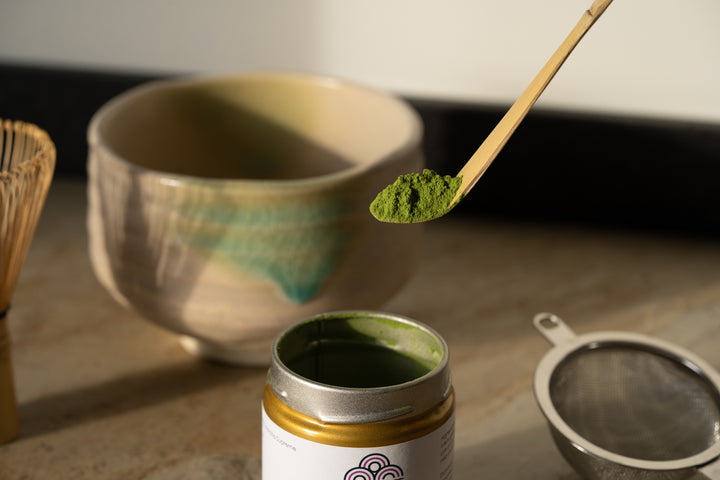 Chawan Matcha Bowl, Iga White Green - ZERO JAPAN