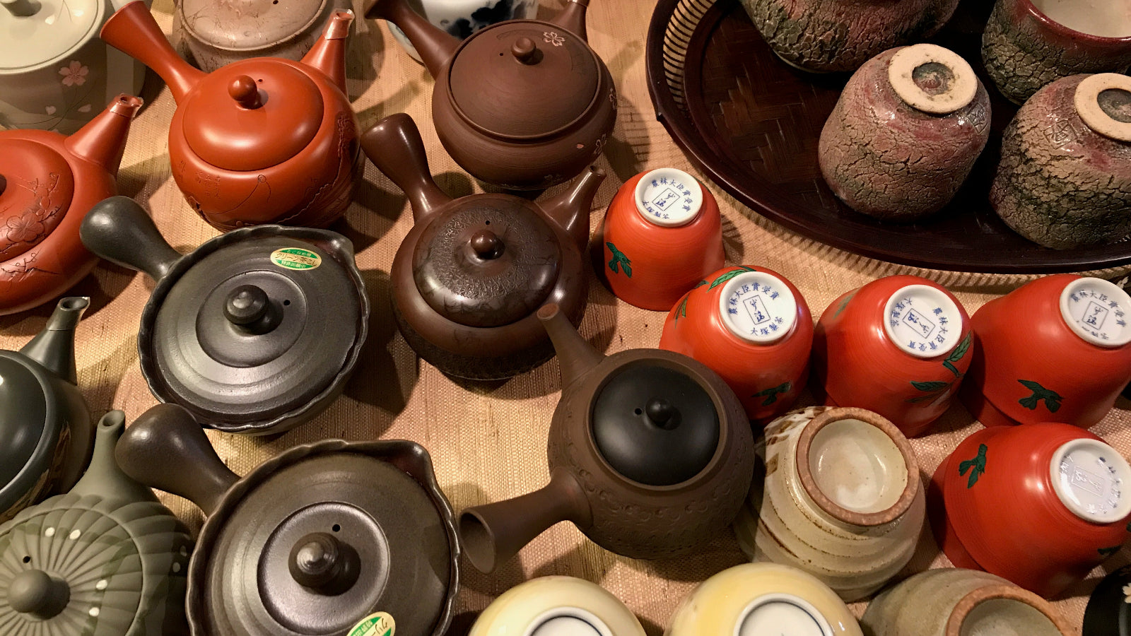 Handmade ceramics and tea accessories