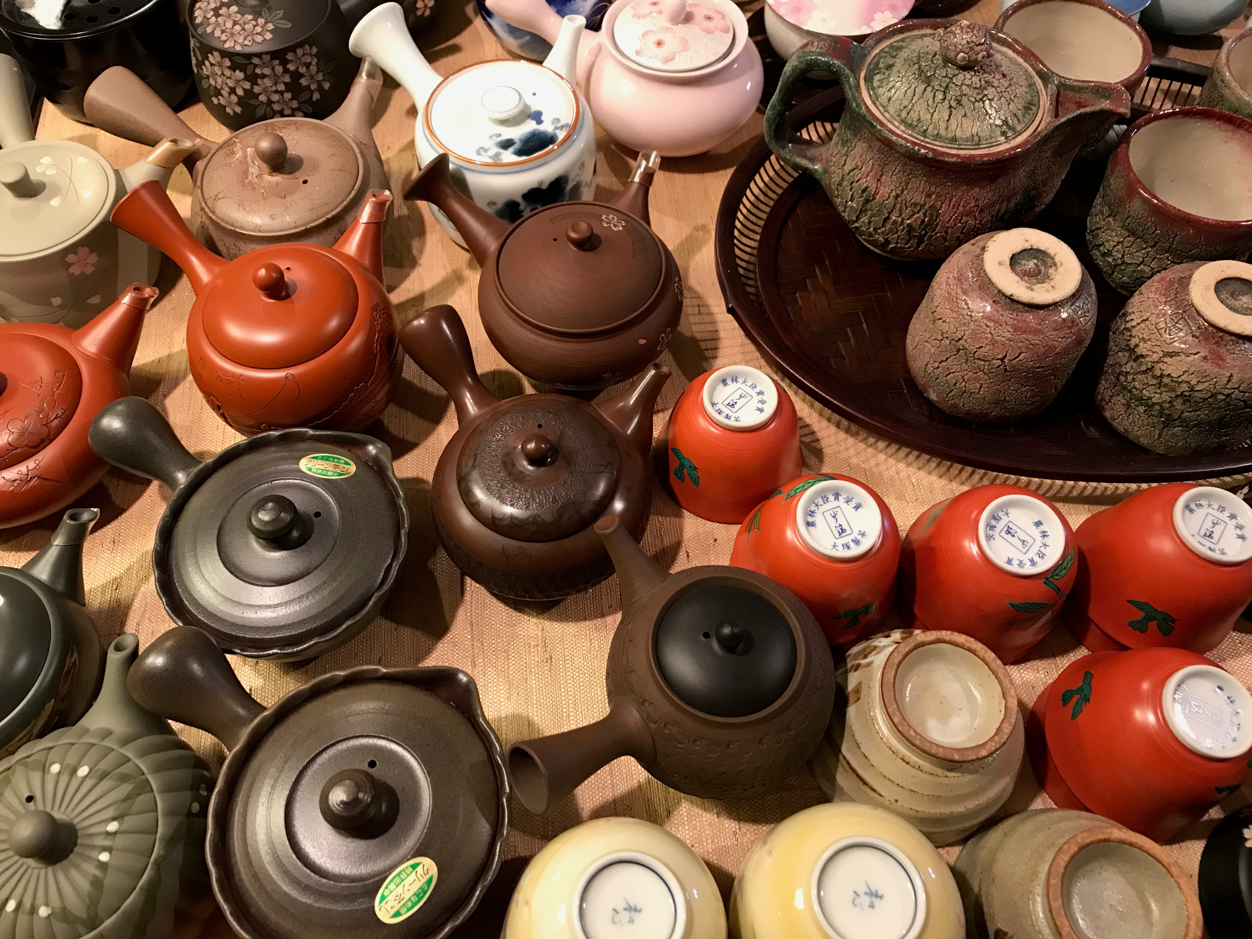 Handmade ceramics and tea accessories