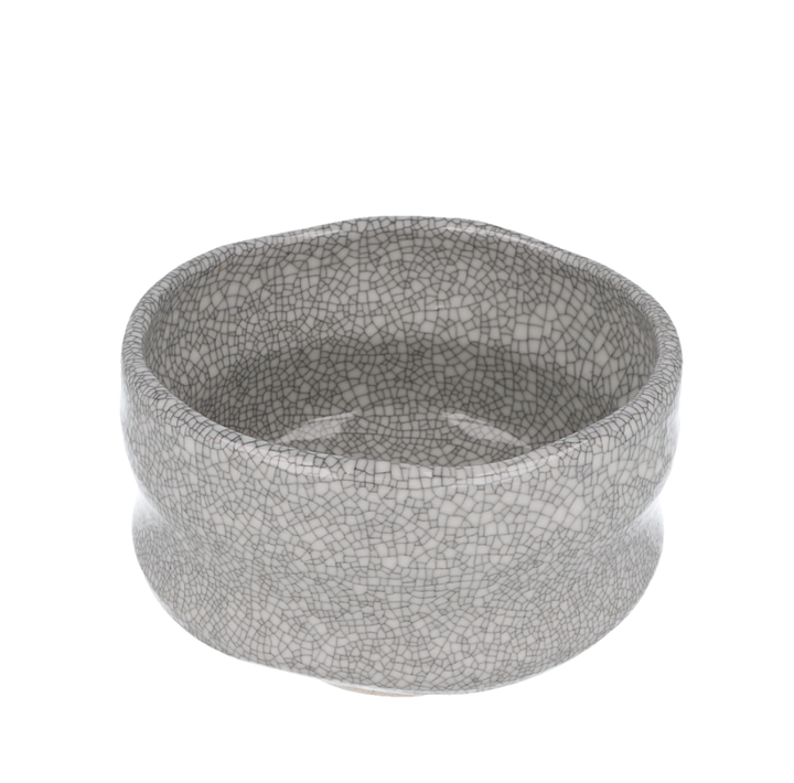 Chawan Matcha Bowl, Crackle White - ZERO JAPAN