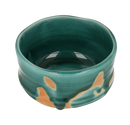 Chawan Matcha Bowl, Emerald Green Orange - ZERO JAPAN-2