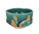 Chawan Matcha Bowl, Emerald Green Orange - ZERO JAPAN-1
