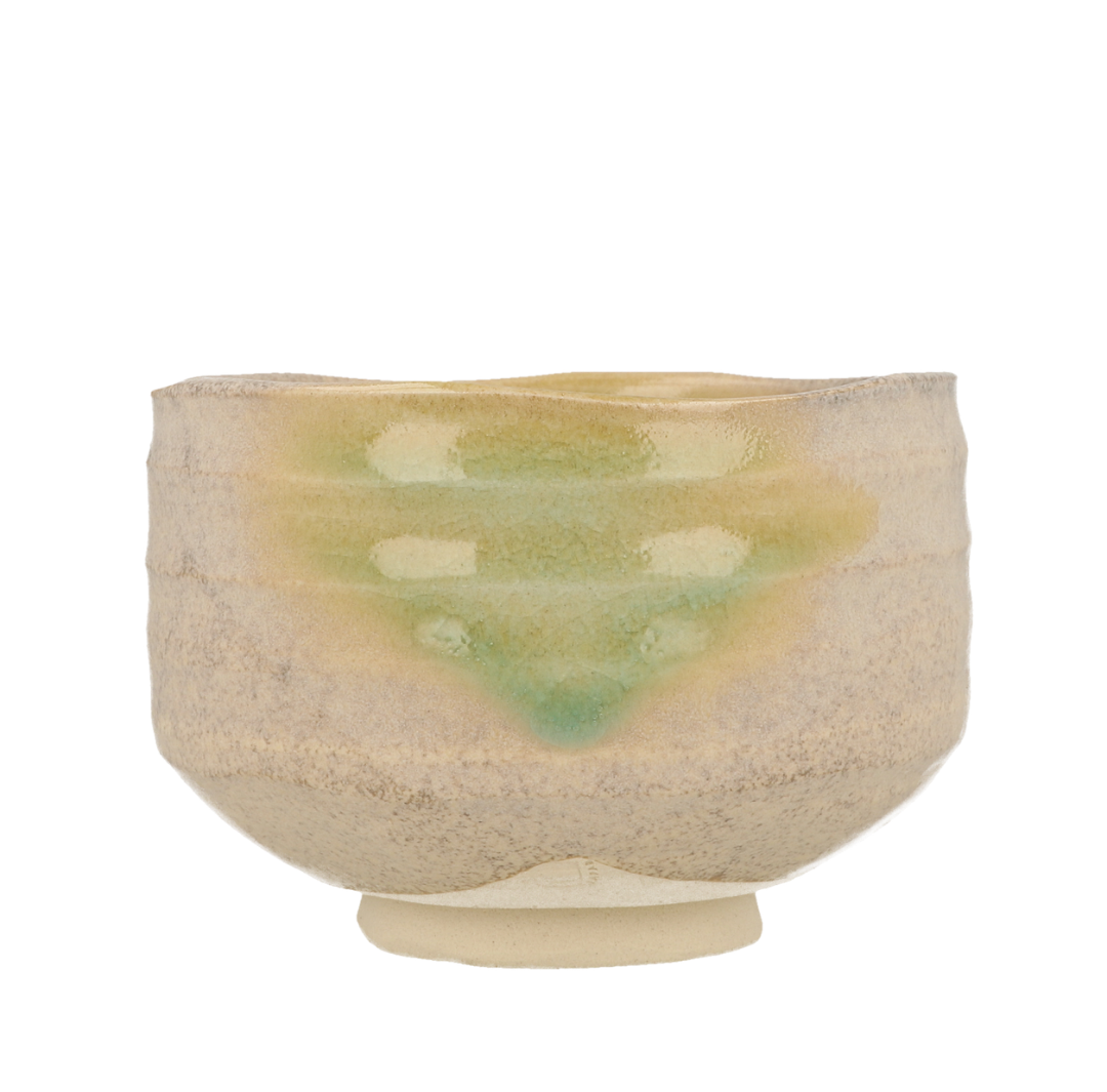 Chawan Matcha Bowl, Iga White Green - ZERO JAPAN