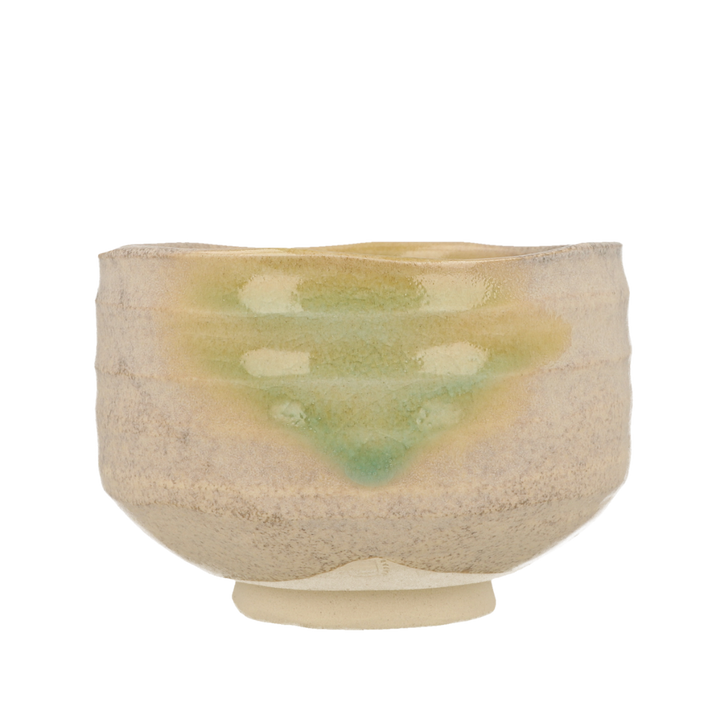 Chawan Matcha Bowl, Iga White Green - ZERO JAPAN