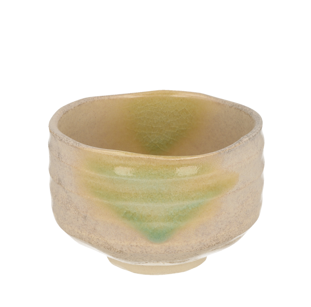 Chawan Matcha Bowl, Iga White Green - ZERO JAPAN