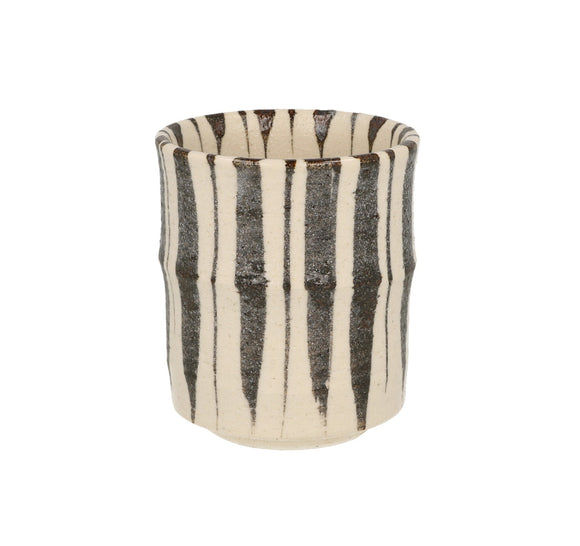 Artisanal Cup Ivory Brown Line 150ml