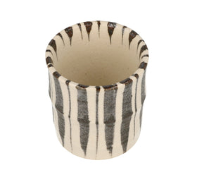 Artisanal Cup Ivory Brown Line 150ml - 0