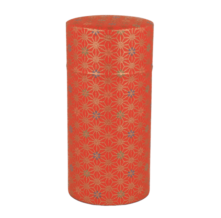 Tea Canister Asanoha Red