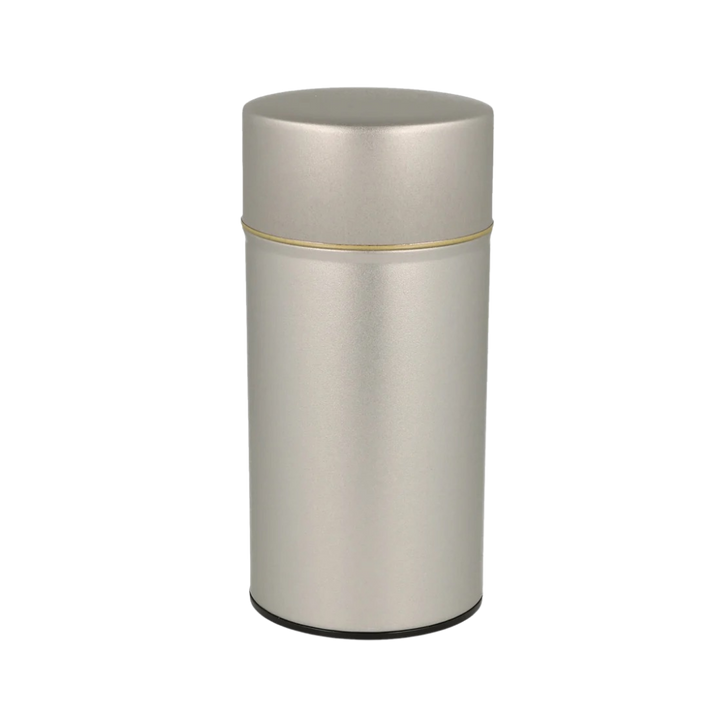 Tea Canister Matte Silver Large