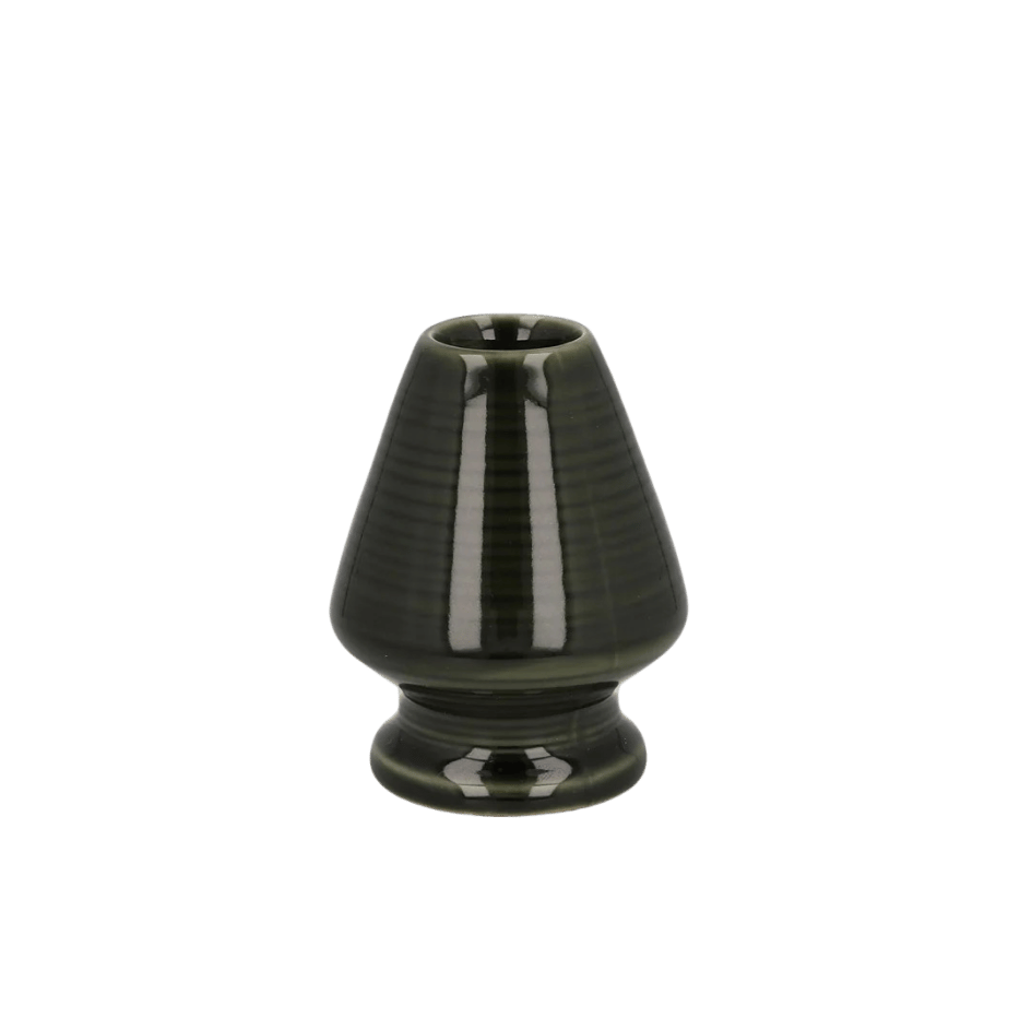 Whisk stand antique green
