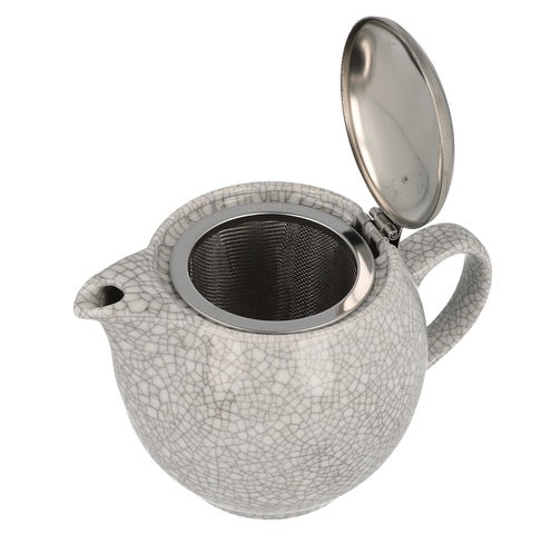 Teapot Crackle White 450 ml - 0