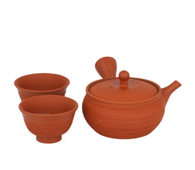 Tokoname Kyusu and cups Gyokkō set