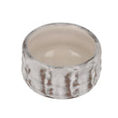 ZERO JAPAN Chawan - Matcha Bowl - Frosted White on Brown-2